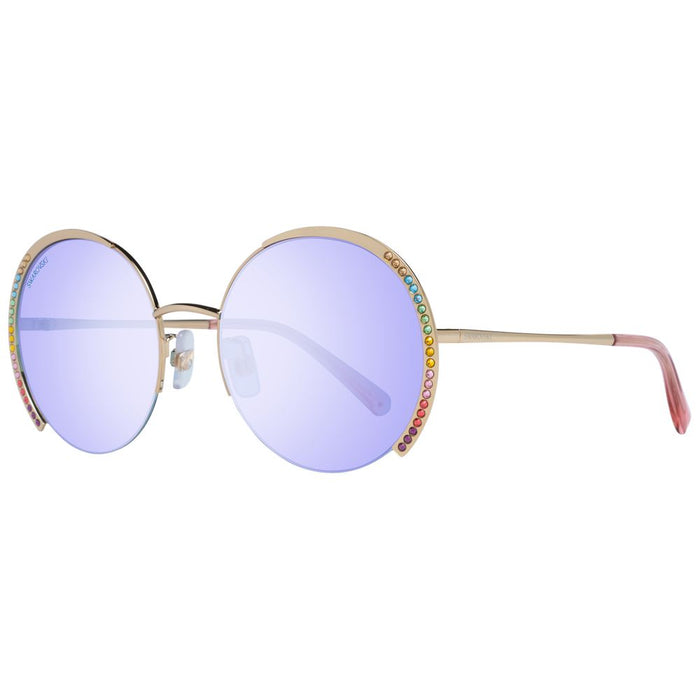 Swarovski Gold Metal Sunglasses