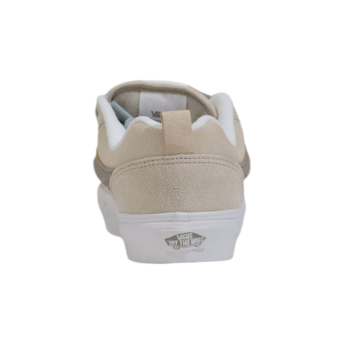 Vans Beige Leather Low Top Sneakers