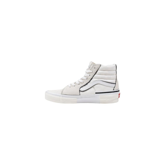 Vans Beige Leather High Top Sneakers