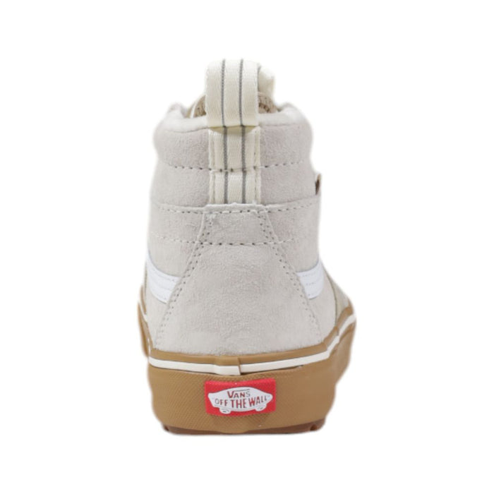 Vans Beige Leather High Top Sneakers