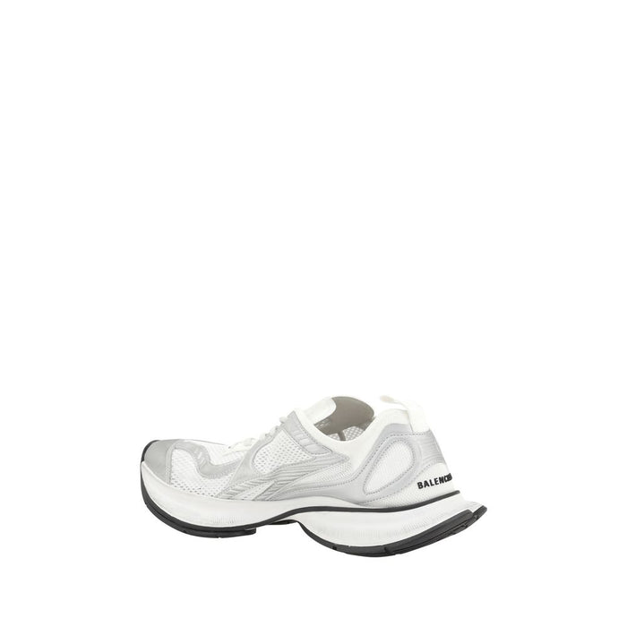 Balenciaga White Polyethylene Athletic Sneakers