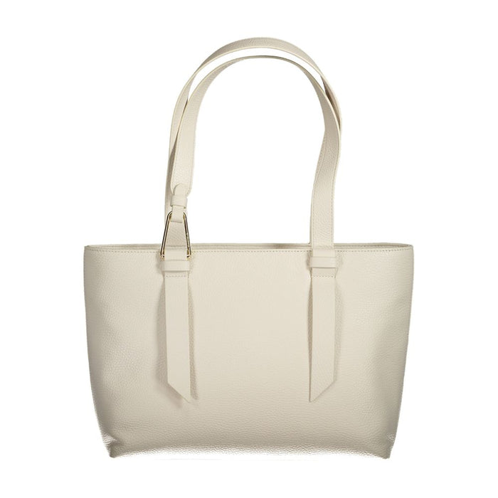 Coccinelle White Leather Handbag