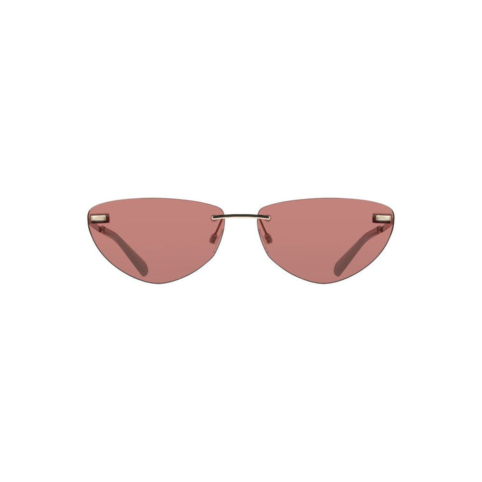 Calvin Klein Pink Metal Women Sunglass