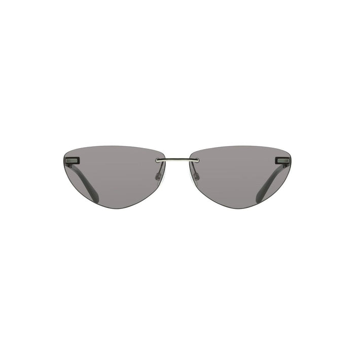 Calvin Klein Black Metal Women Sunglass