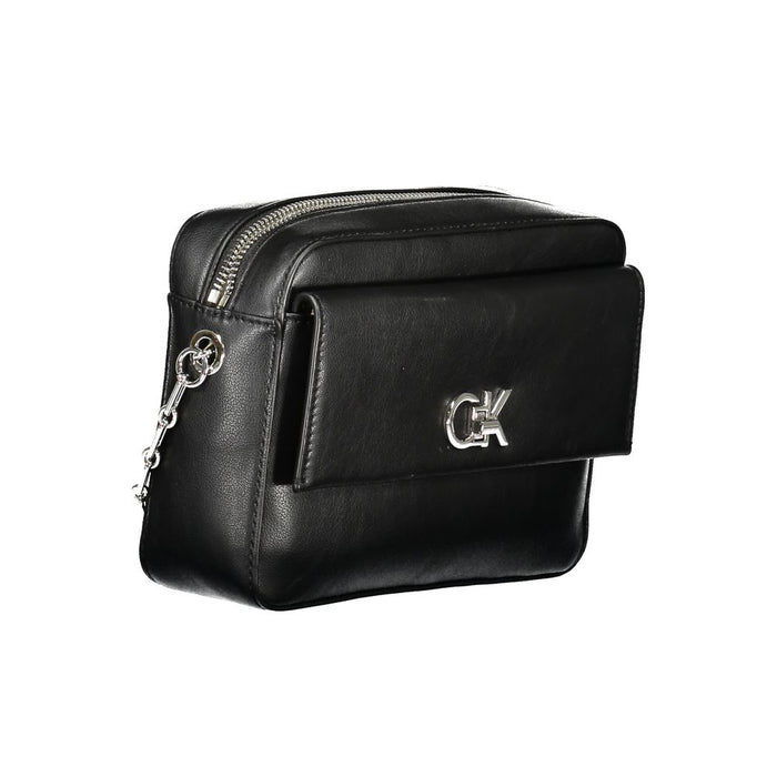 Calvin Klein Black Polyester Women Handbag