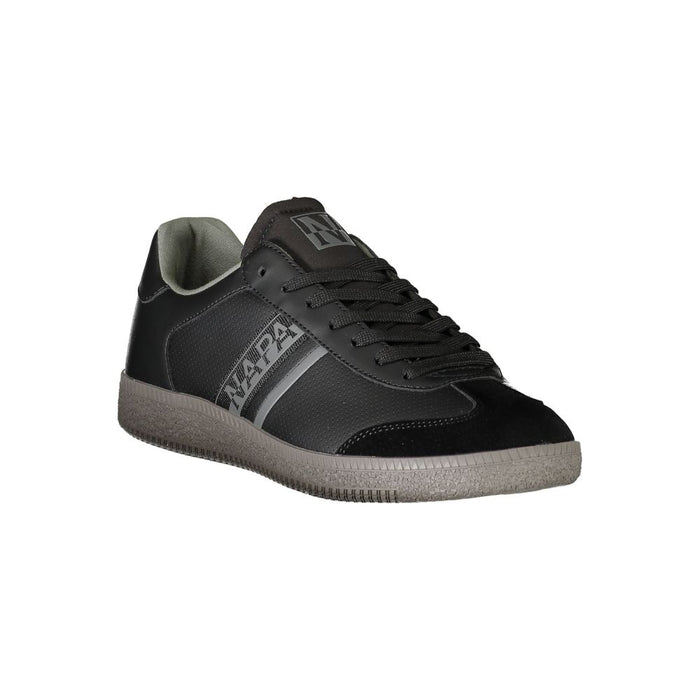 Napapijri Black Polyurethane Men Sneaker