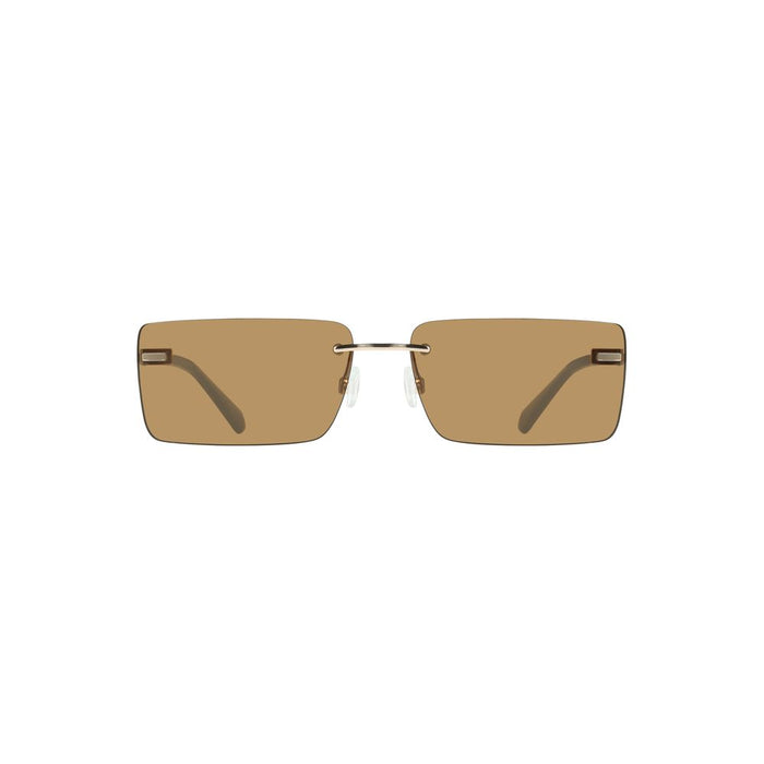 Calvin Klein Beige Metal Women Sunglass