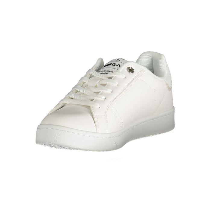 Gas White Polyester Women Sneaker