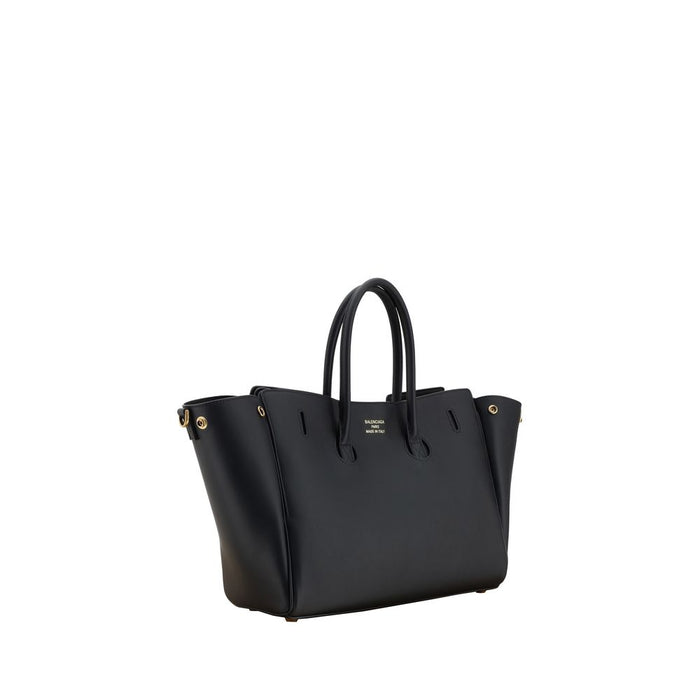 Balenciaga Black Calf Leather Bos Taurus Shoulder Bag