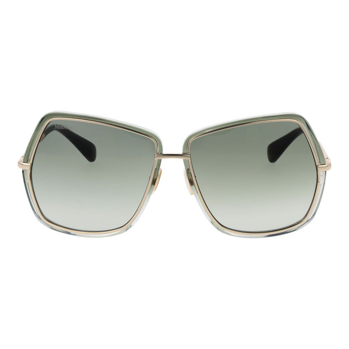 Max Mara Green Metal Sunglasses