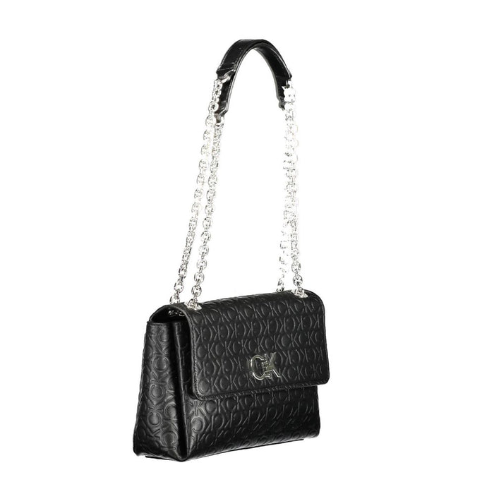 Calvin Klein Black Polyester Handbag