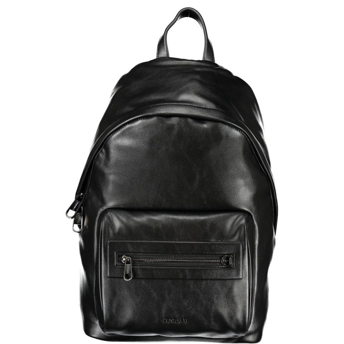 Calvin Klein Black Polyester Men Backpack