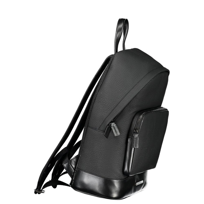 Calvin Klein Black Polyester Men Backpack