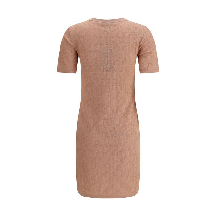 Fendi Multicolor Cotton Casual Dress
