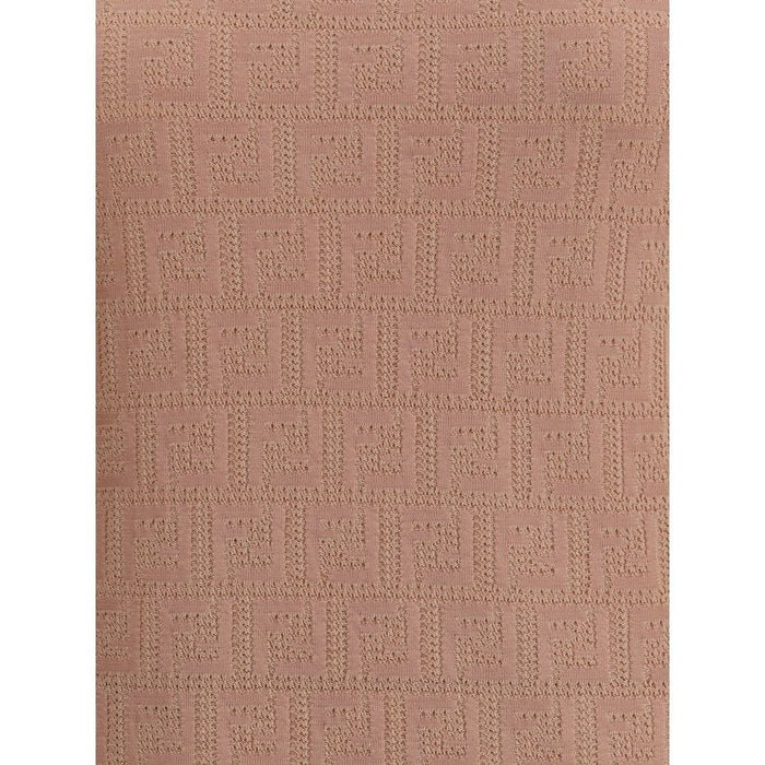 Fendi Multicolor Cotton Casual Dress