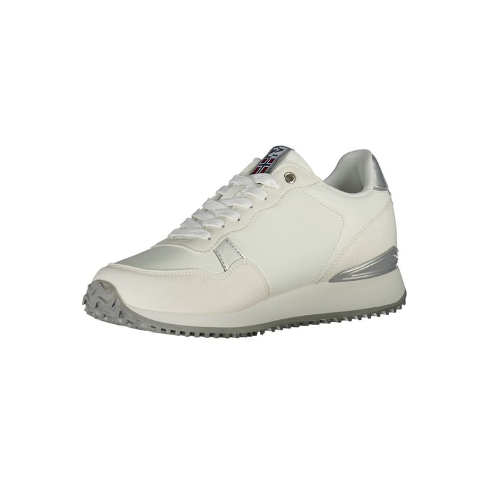 Napapijri Bianco Polyester Women Sneaker