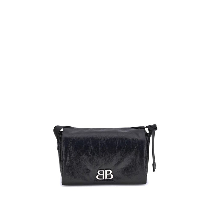 Balenciaga Black Calf Leather Bos Taurus Shoulder Bag