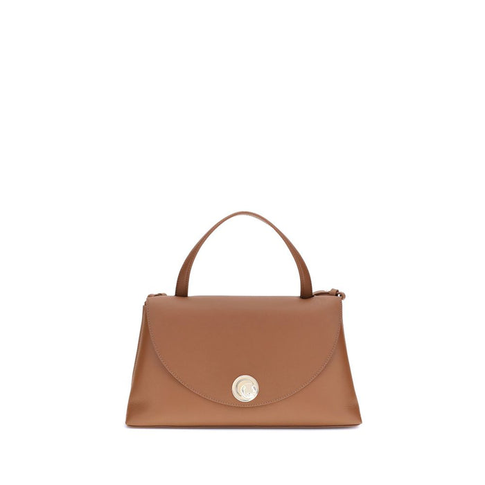 Coccinelle Brown Calf Leather Bos Taurus Handbag