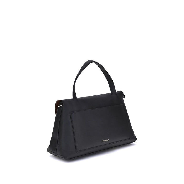 Coccinelle Black Calf Leather Bos Taurus Handbag