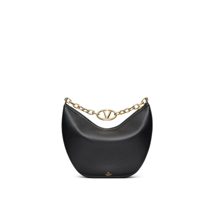 Valentino Garavani Black Calfskin Shoulder Bag