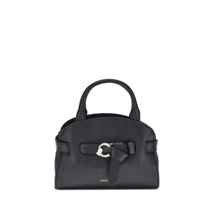 Coccinelle Black Calf Leather Bos Taurus Handbag