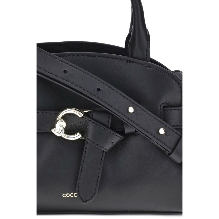 Coccinelle Black Calf Leather Bos Taurus Handbag
