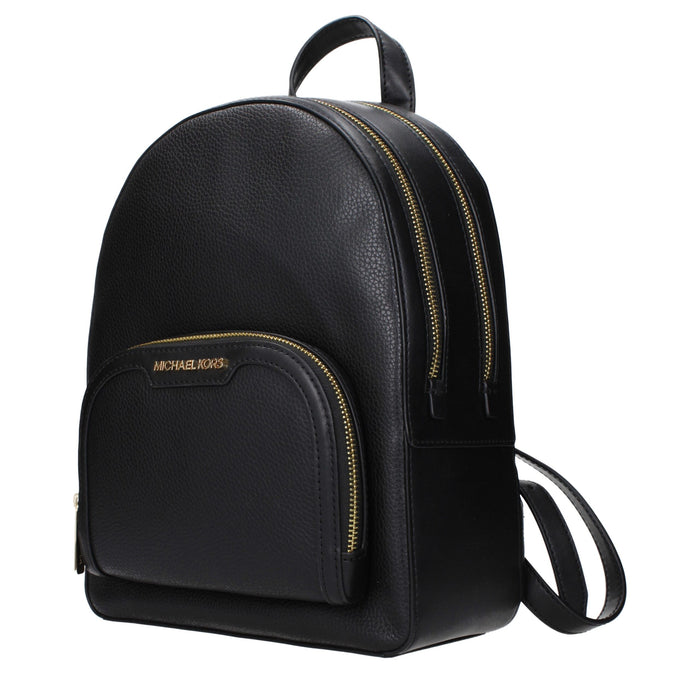 Michael Kors Black Leather Backpack