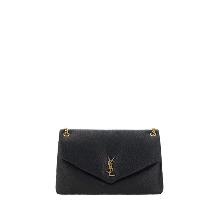 Saint Laurent Black Lamb Ovis Aries Aries Shoulder Bag