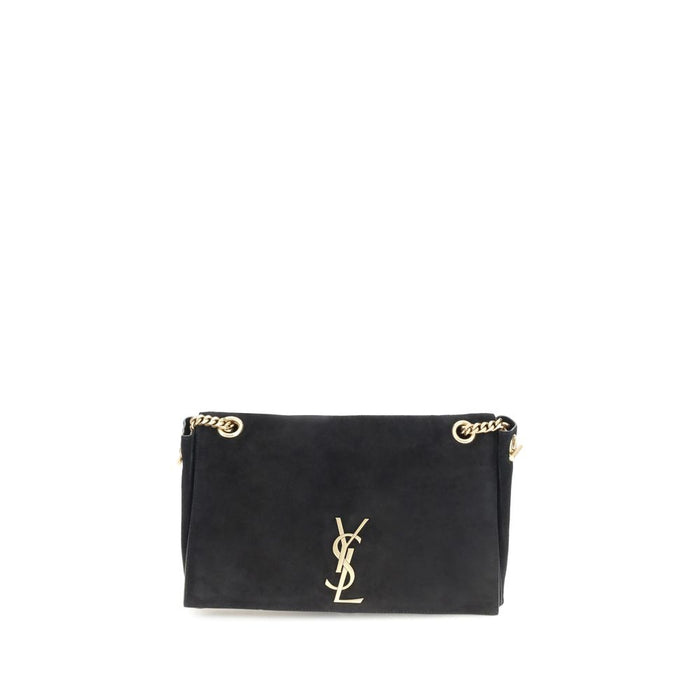 Saint Laurent Black Calf Leather Bos Taurus Shoulder Bag