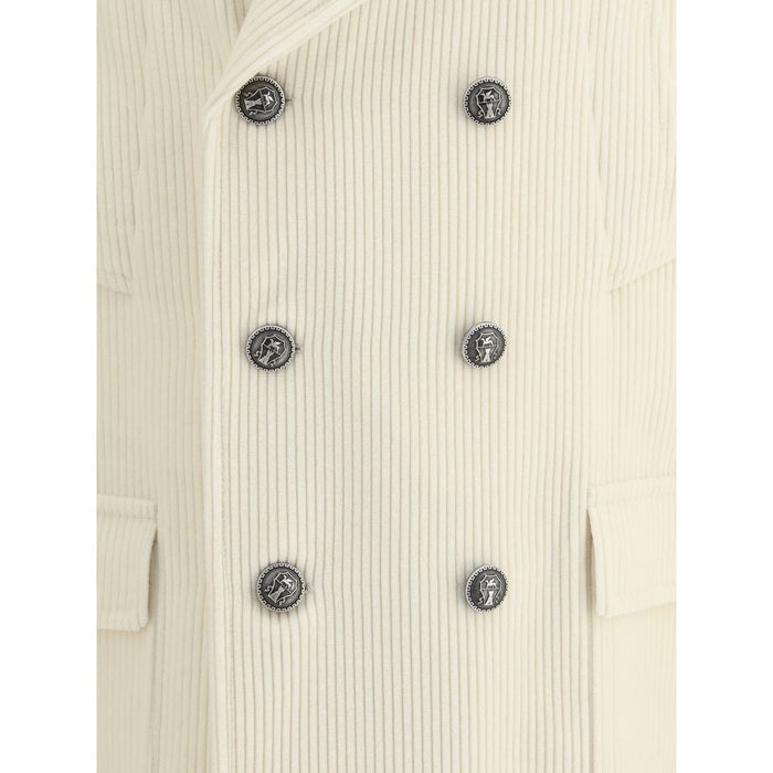 Brunello Cucinelli Cream Cashmere Coat