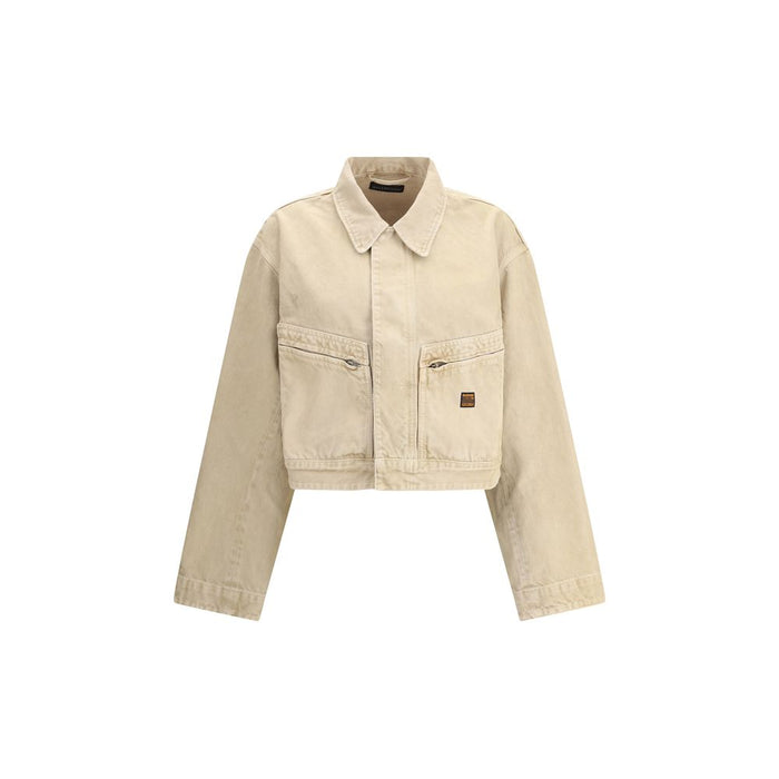 Balenciaga Beige Cotton Denim Jacket