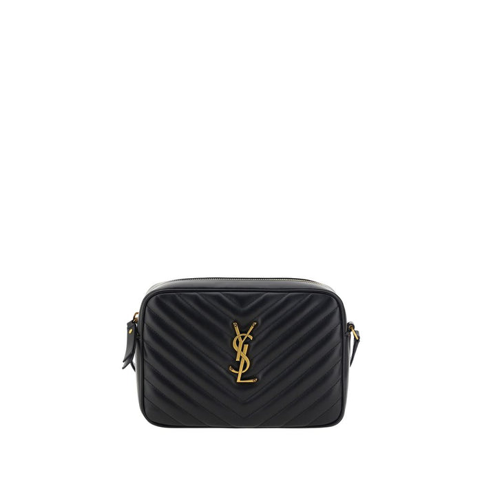 Saint Laurent Black Calf Leather Bos Taurus Shoulder Bag