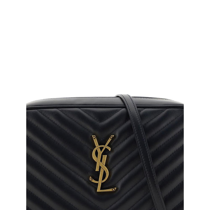 Saint Laurent Black Calf Leather Bos Taurus Shoulder Bag