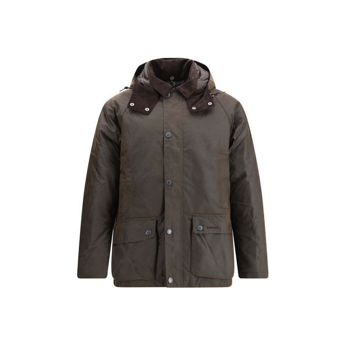 Barbour Brown Cotton Rain Coat