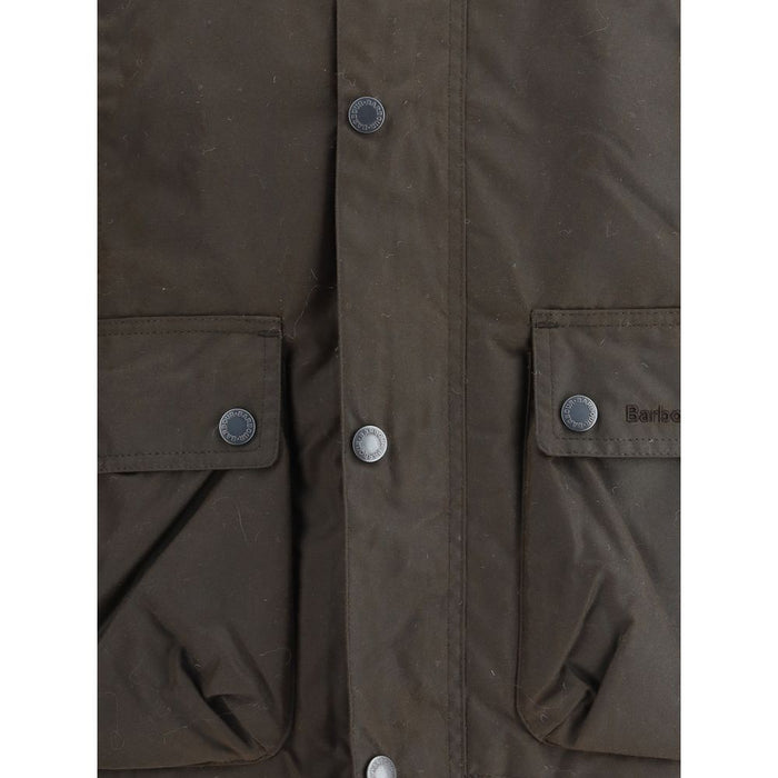 Barbour Brown Cotton Rain Coat