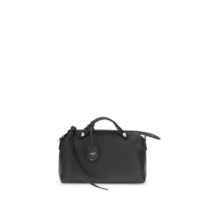 Fendi Black Calf Leather Bos Taurus Shoulder Bag