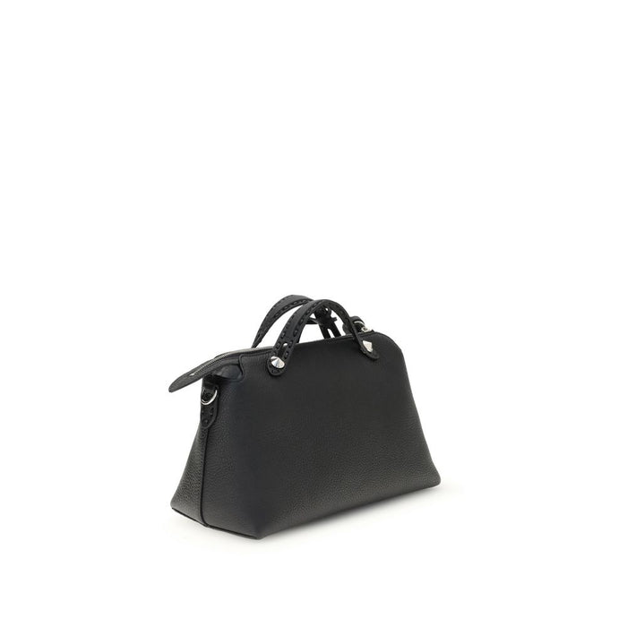 Fendi Black Calf Leather Bos Taurus Shoulder Bag