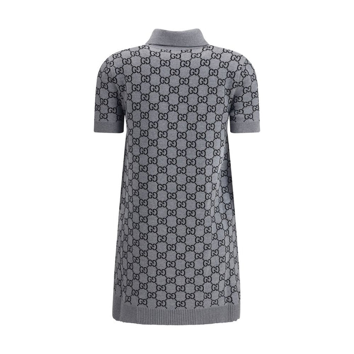 Gucci Gray Wool Casual Dress