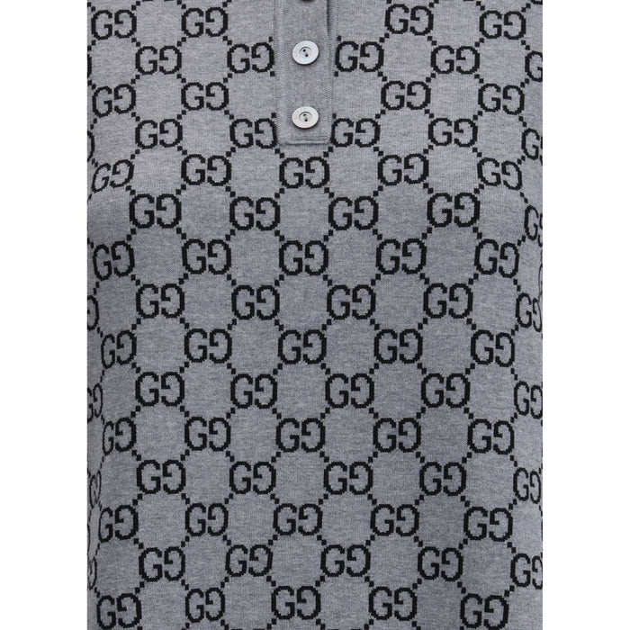 Gucci Gray Wool Casual Dress