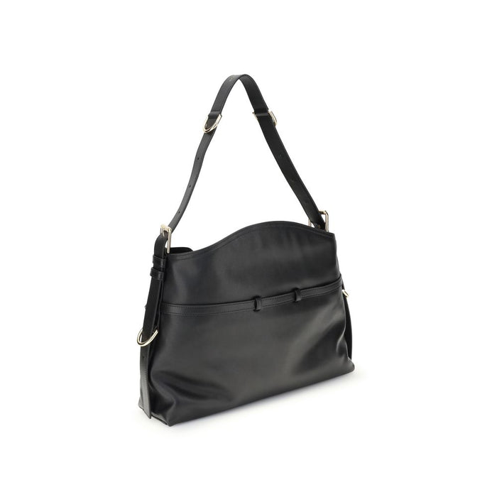 Givenchy Black Calf Leather Bos Taurus Shoulder Bag