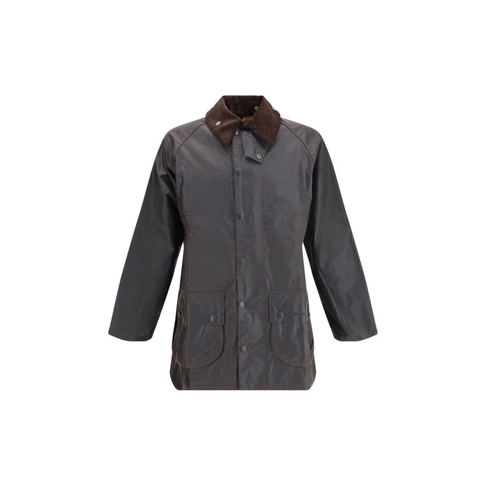 Barbour Black Cotton Coat