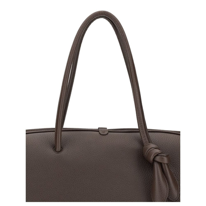 Jacquemus Brown Calf Leather Bos Taurus Handbag