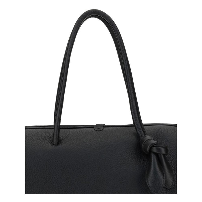 Jacquemus Black Calf Leather Bos Taurus Handbag
