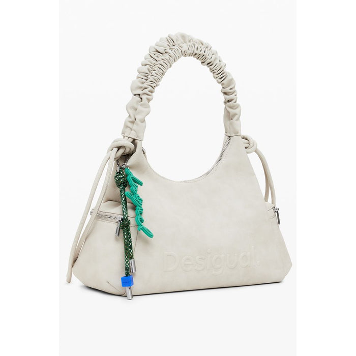 Desigual Beige Polyethylene Women Handbag