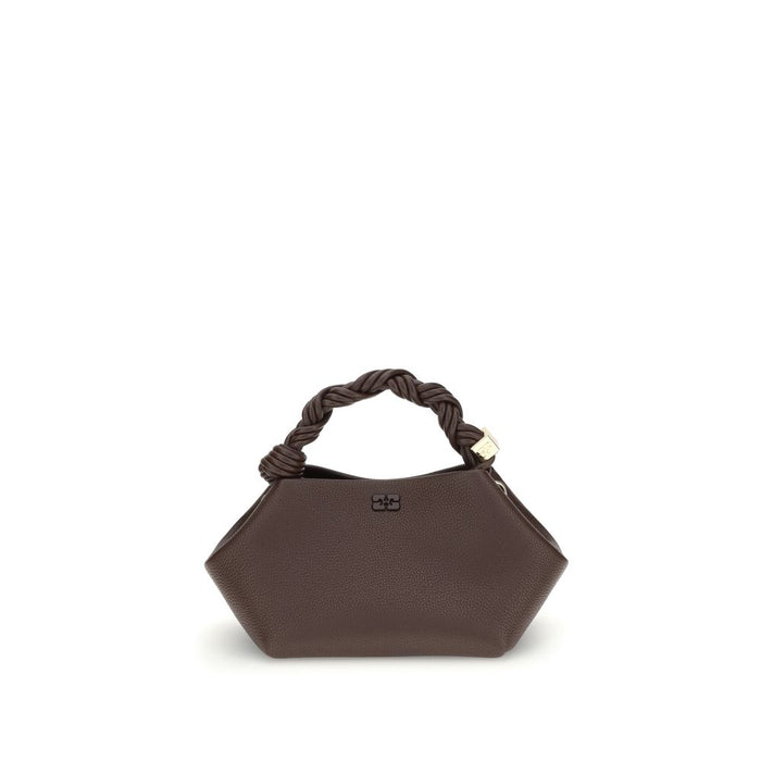 Ganni Brown Recycled Polyester Handbag
