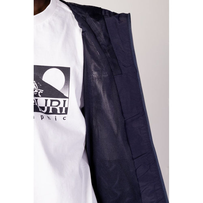 Napapijri Blue Polyester Shell Jacket
