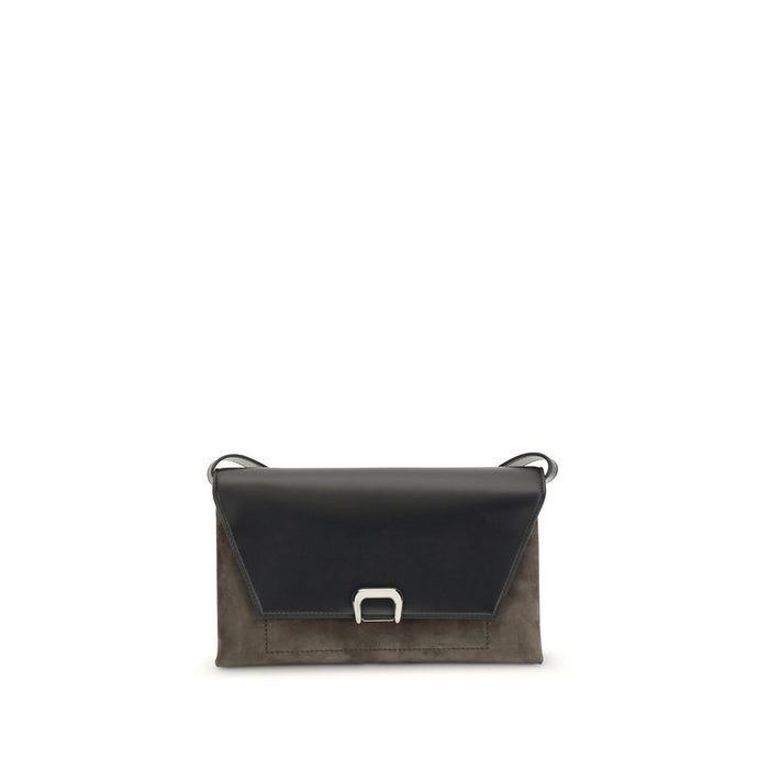 Brunello Cucinelli Black Leather Shoulder Bag