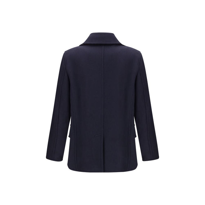 Burberry Blue Wool Coat