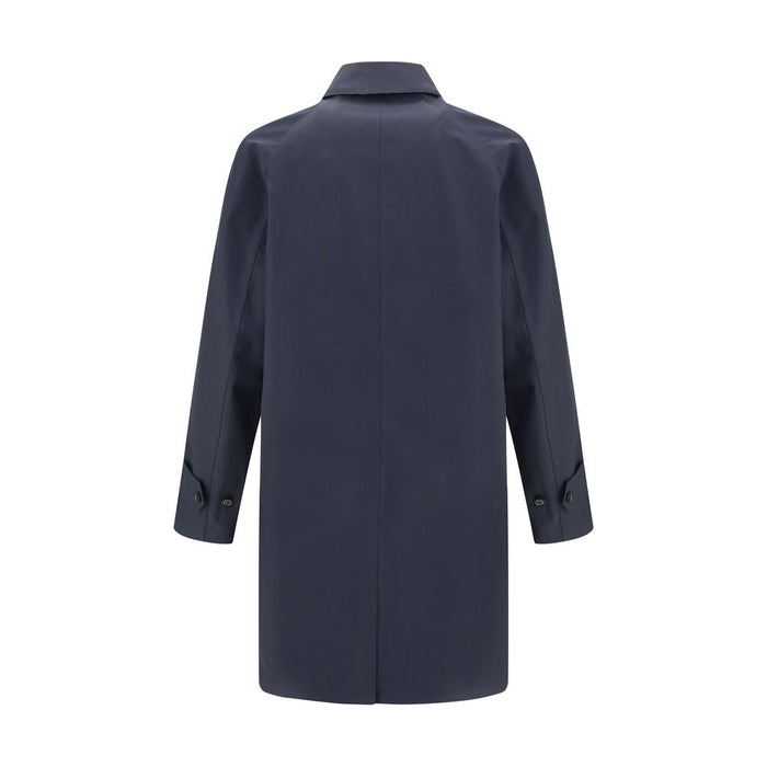 Burberry Blue Cotton Coat