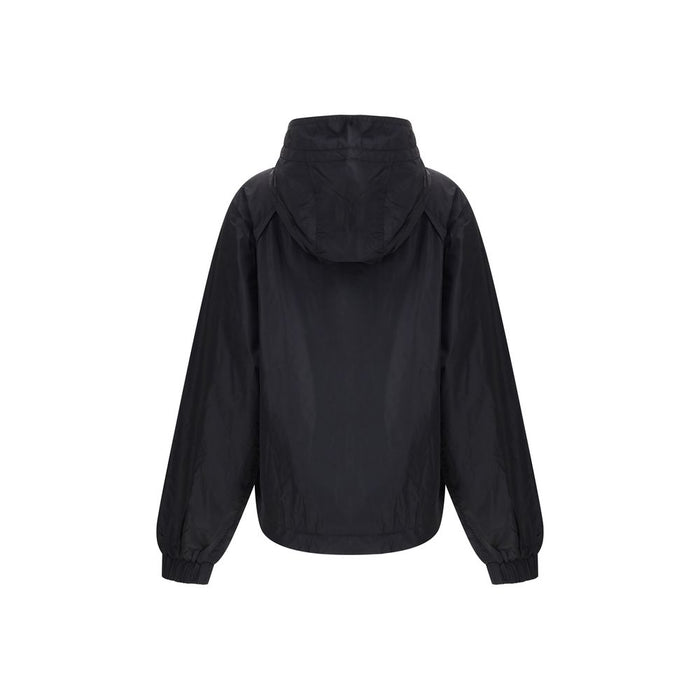 Ganni Black Nylon Shell Jacket
